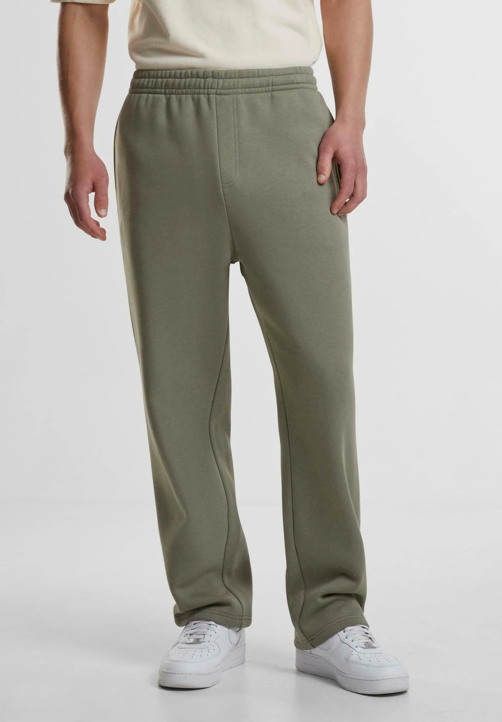 Mono Jogger Hose - blasses Olivgrün
