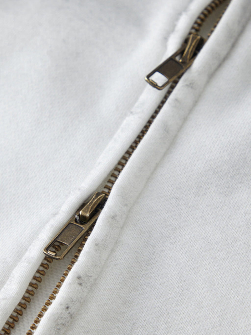 DYED - Cropped Premium Zip Up Hoodie