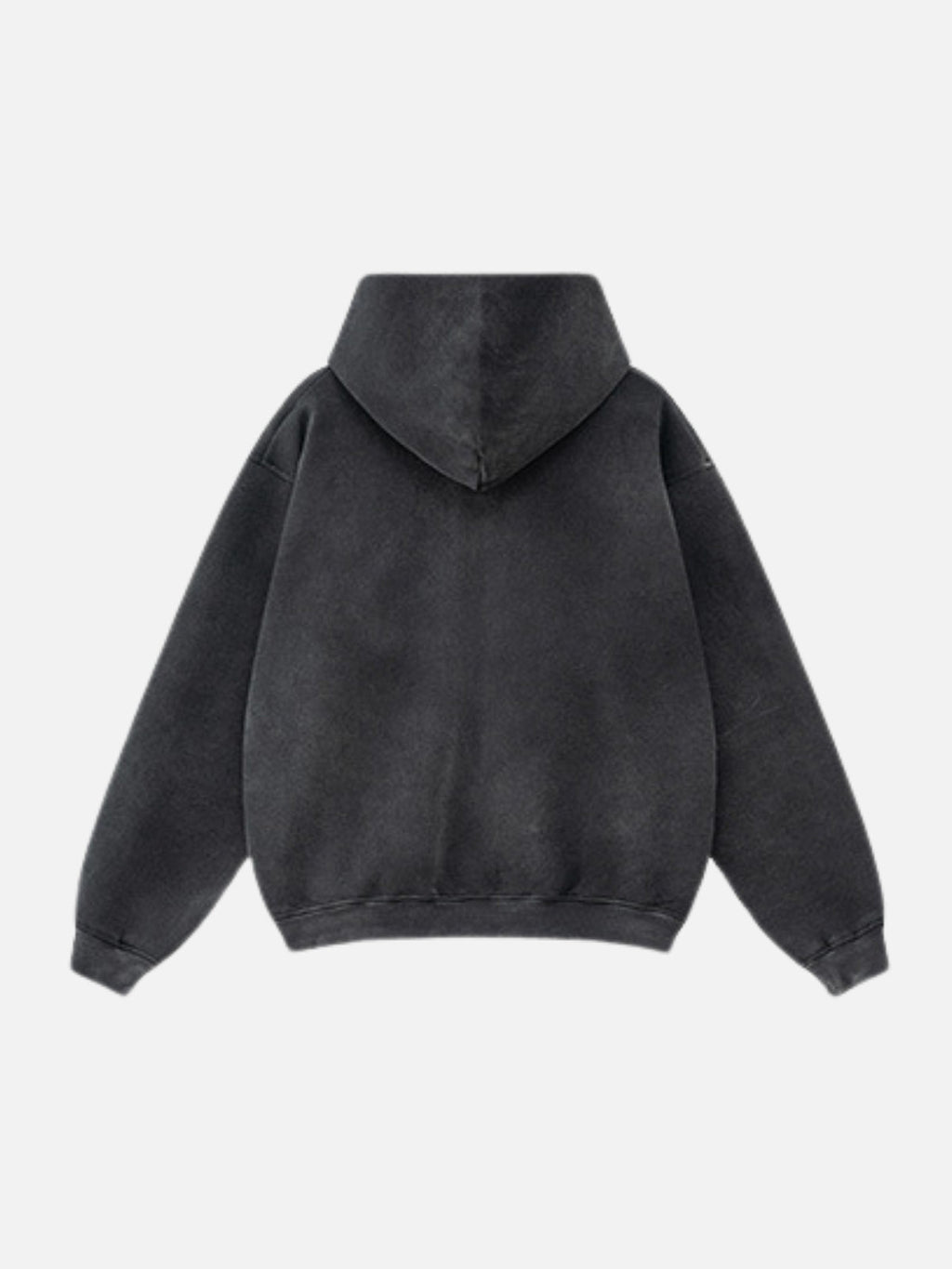 PERSUE - Oversized Print Zip Up Hoodie