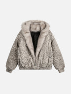 WILD VEIL - Oversized Leopard Print Jacket