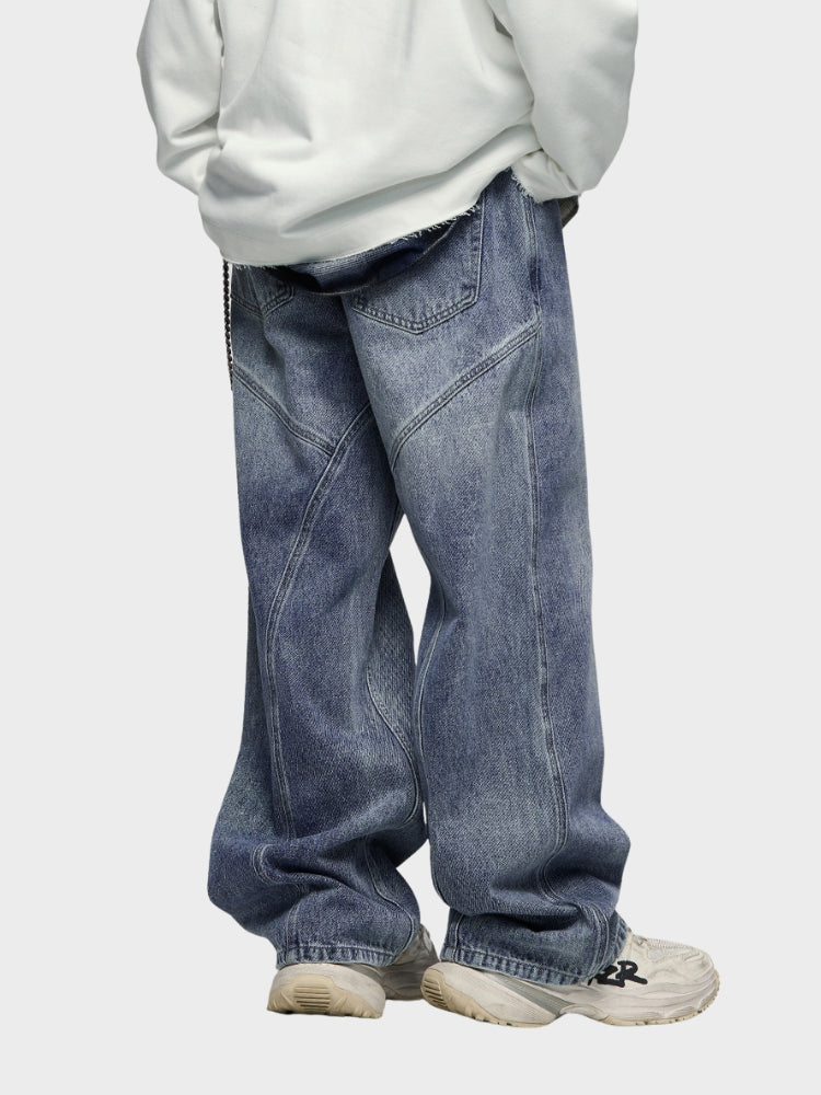 MyGarments - Baggy Denim Jeans - Grau/Blau