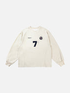 SEVEN - Oversized Embroidered Crewneck