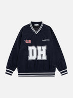 WAVER - Oversized Embroidered Long Sleeved Jersey