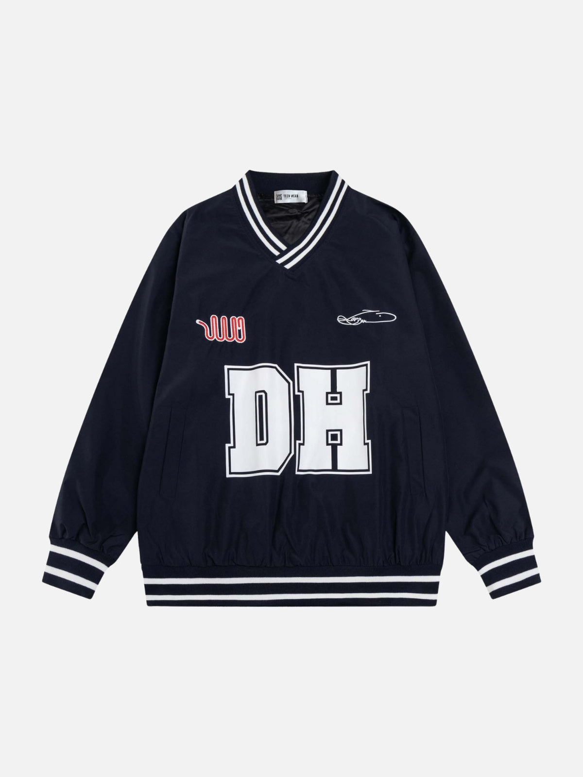 WAVER - Oversized Embroidered Long Sleeved Jersey