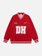 WAVER - Oversized Embroidered Long Sleeved Jersey