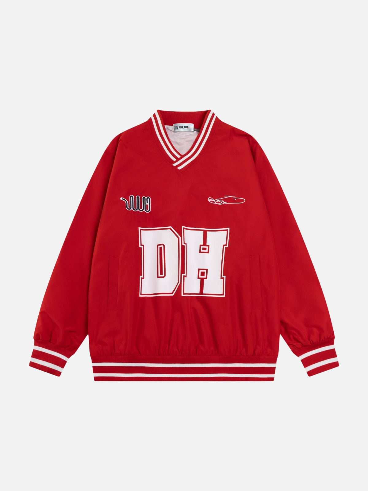 WAVER - Oversized Embroidered Long Sleeved Jersey