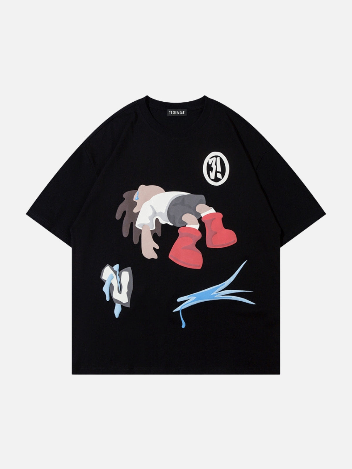 FALLEN - Oversized Print T-Shirt