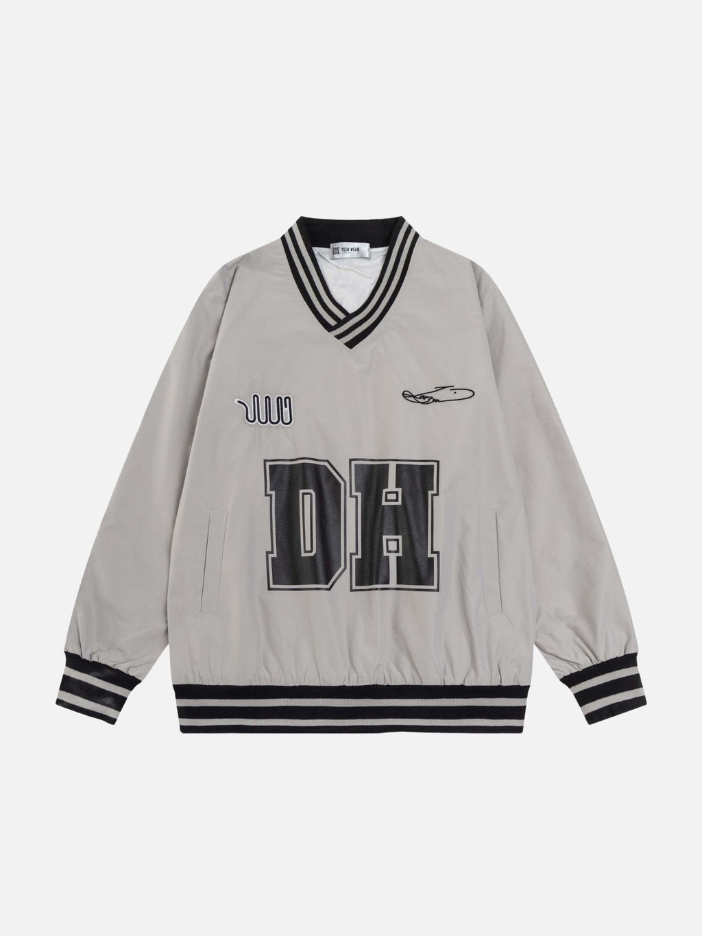WAVER - Oversized Embroidered Long Sleeved Jersey