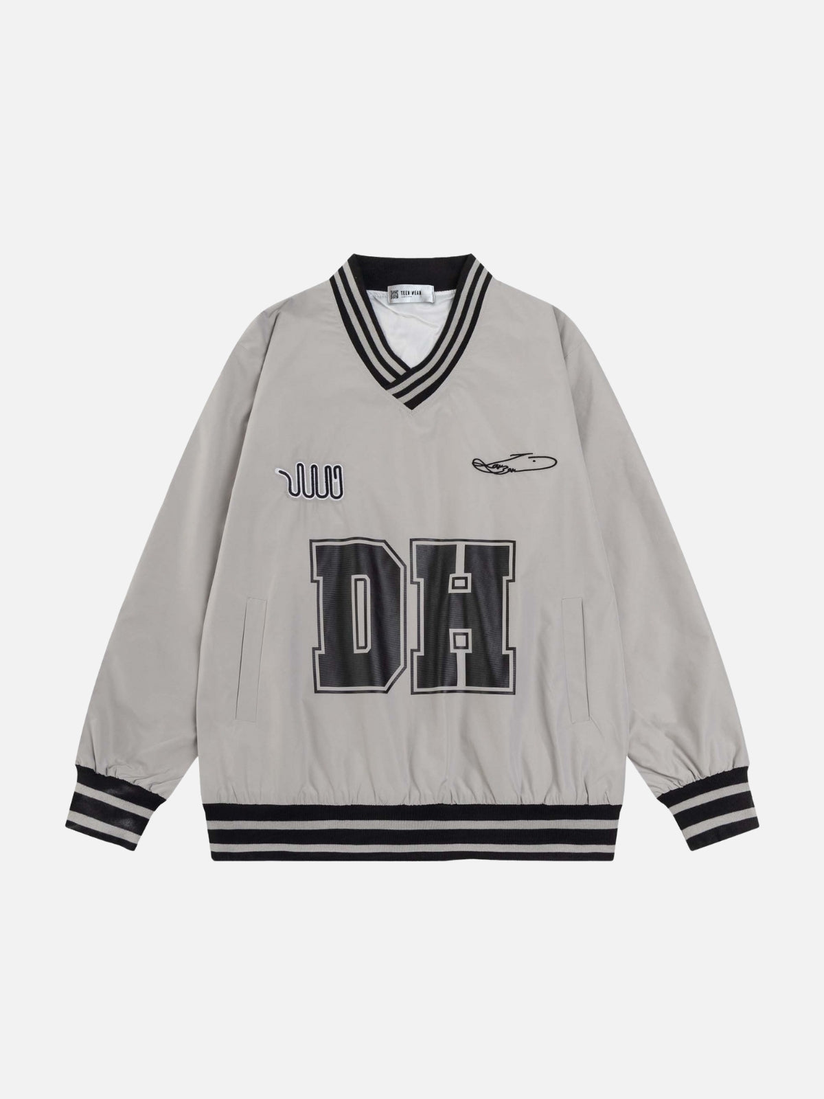 WAVER - Oversized Embroidered Long Sleeved Jersey