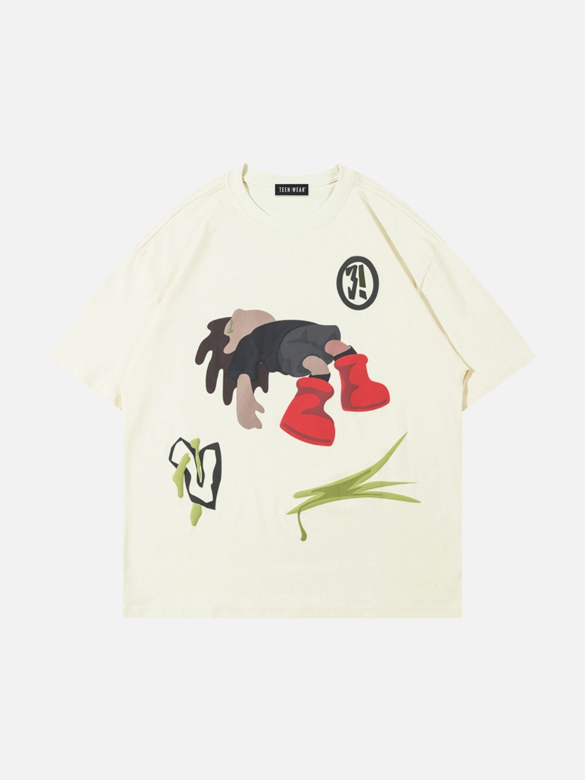 FALLEN - Oversized Print T-Shirt