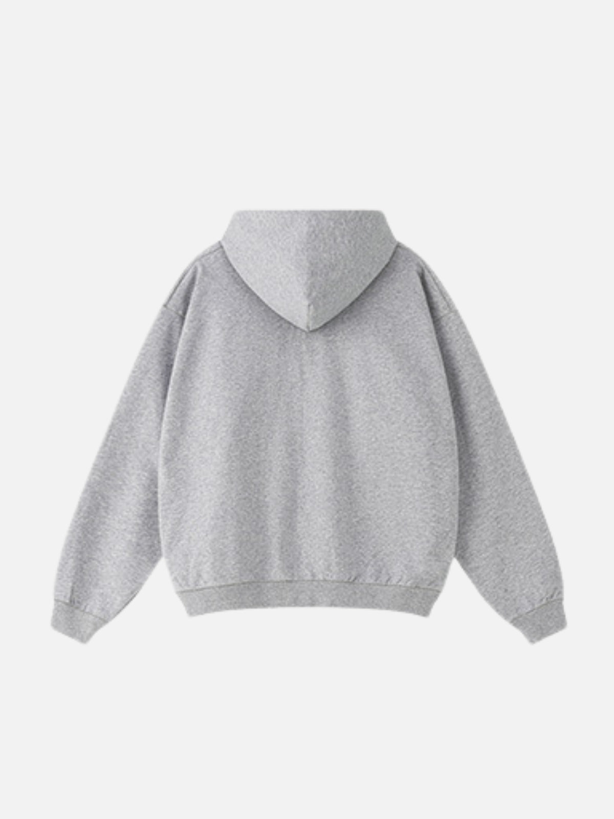 BELIEVABLE - Oversized Print Zip Up Hoodie