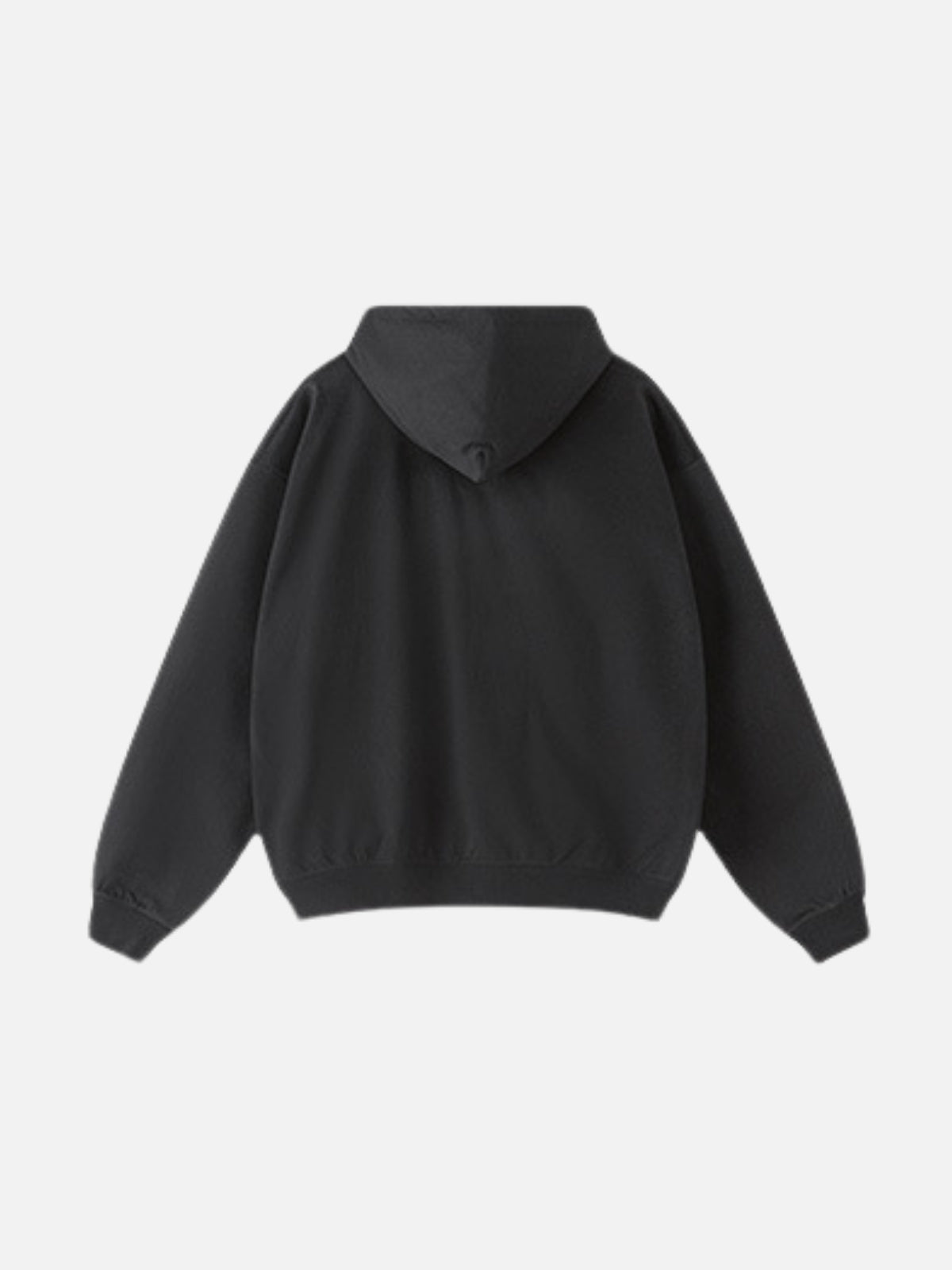 BELIEVABLE - Oversized Print Zip Up Hoodie