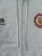 BELIEVABLE - Oversized Print Zip Up Hoodie