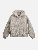 WILD VEIL - Oversized Leopard Print Jacket