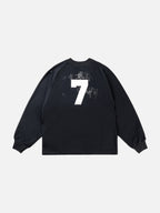 SEVEN - Oversized Embroidered Crewneck