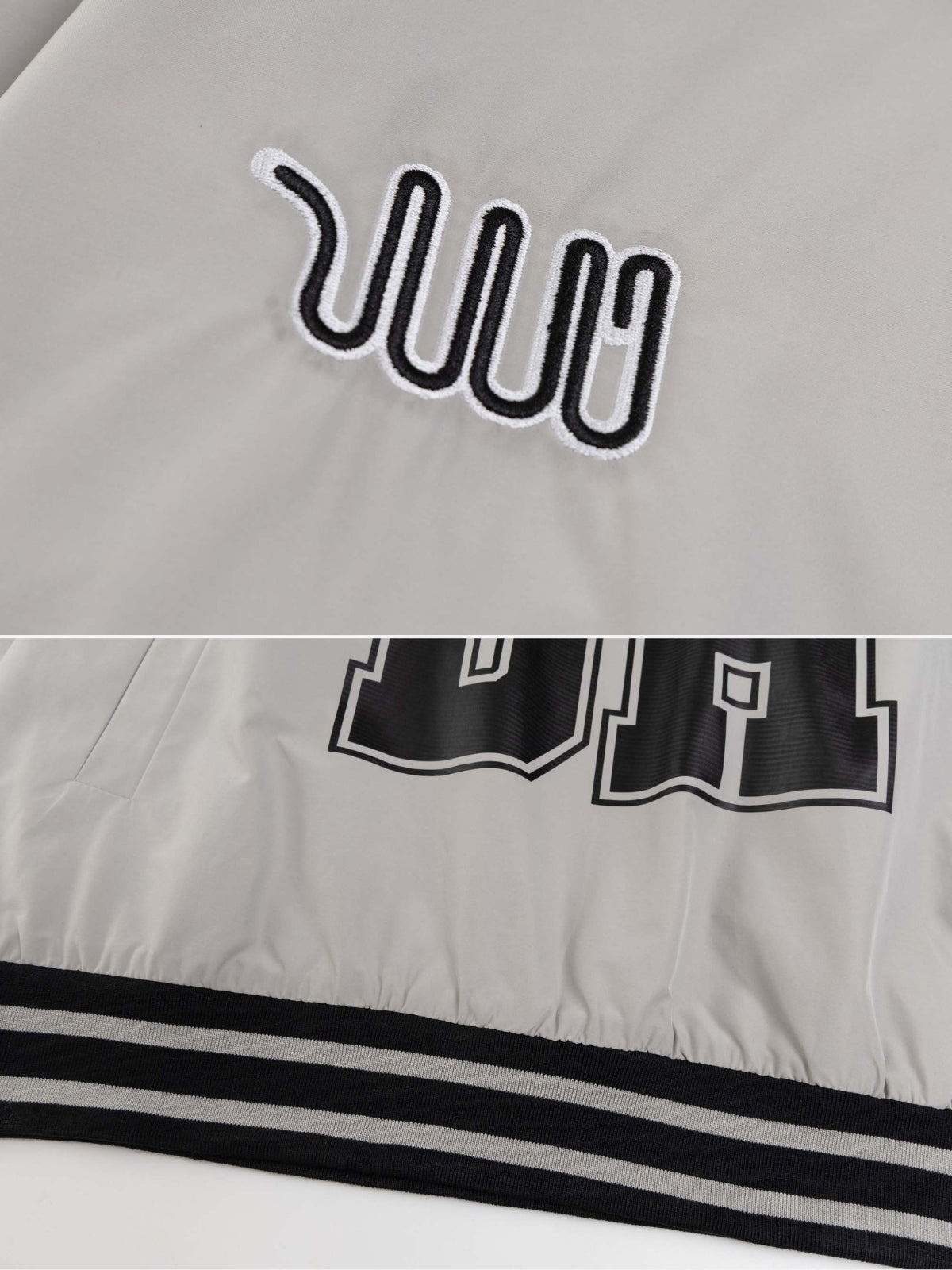 WAVER - Oversized Embroidered Long Sleeved Jersey