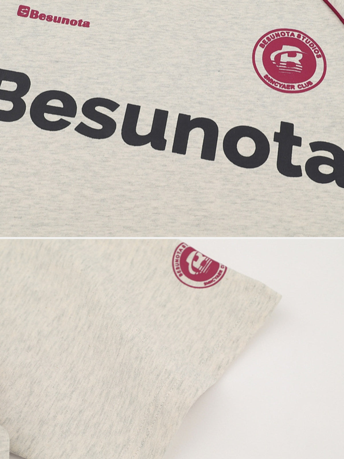 BESUNOTA - Oversized Graphic Jersey T-Shirt