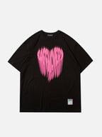 SAFNOVERY - Oversized Print T-Shirt