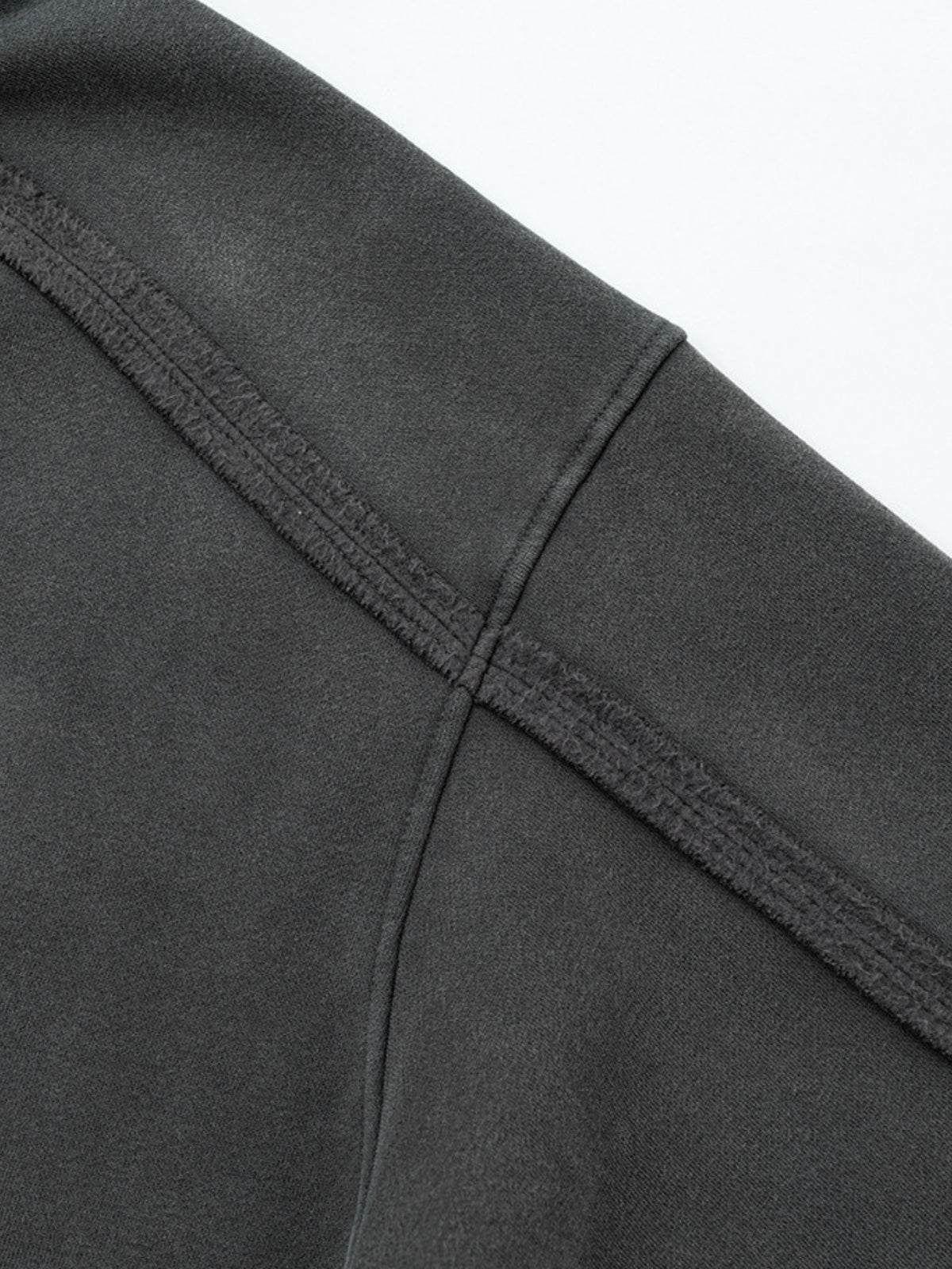 SRIPERS - Premium Oversized Basic Embroidered Zip Up Hoodie