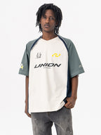 UNION - Oversized Print Racing T-Shirt