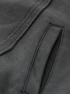 SRIPERS - Premium Oversized Basic Embroidered Zip Up Hoodie