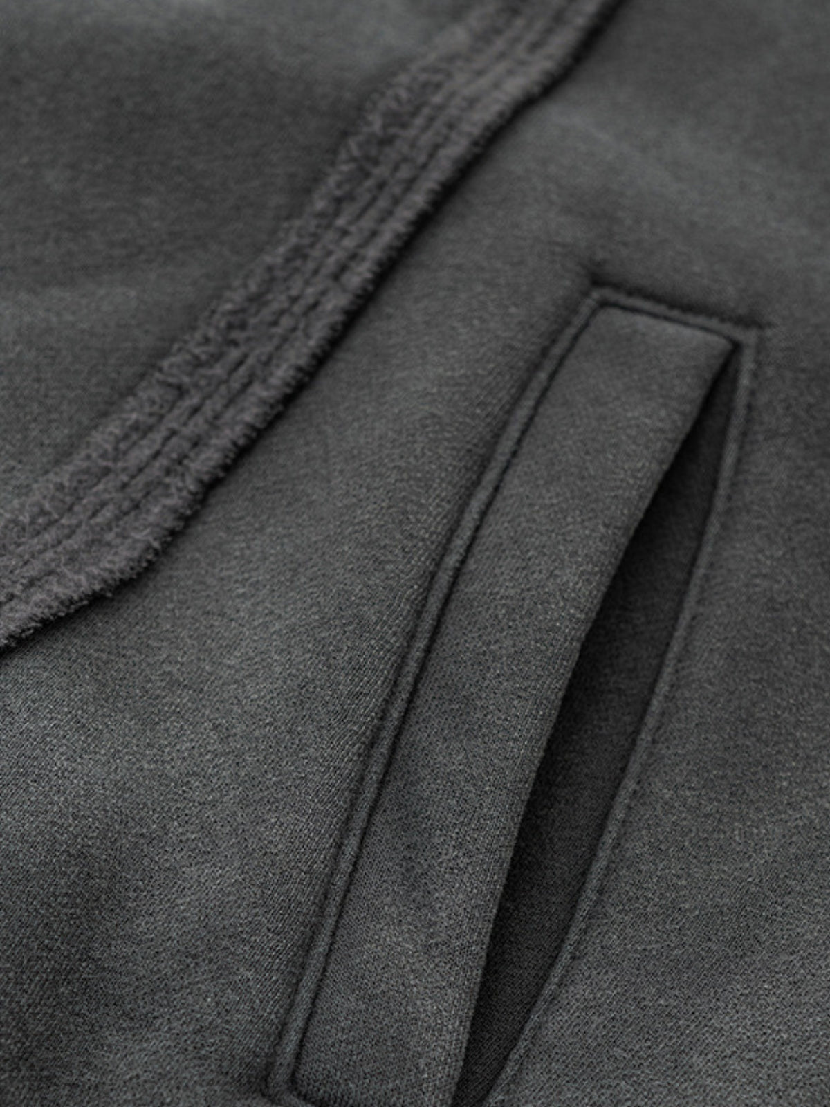 SRIPERS - Premium Oversized Basic Embroidered Zip Up Hoodie