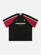 CATTEEIU - Oversized Graphic T-Shirt