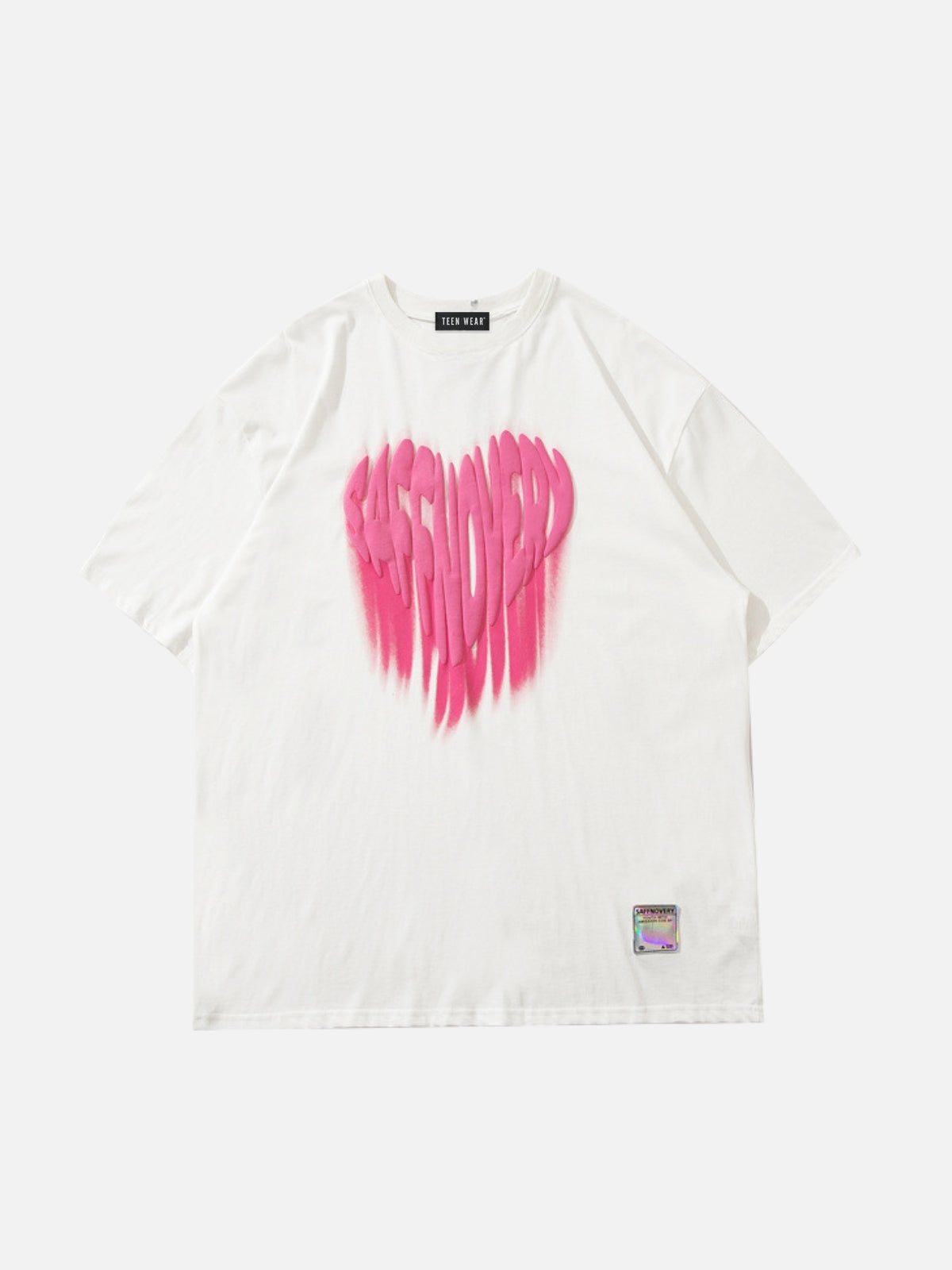 SAFNOVERY - Oversized Print T-Shirt