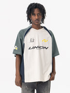 UNION - Oversized Print Racing T-Shirt