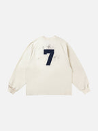 SEVEN - Oversized Embroidered Crewneck
