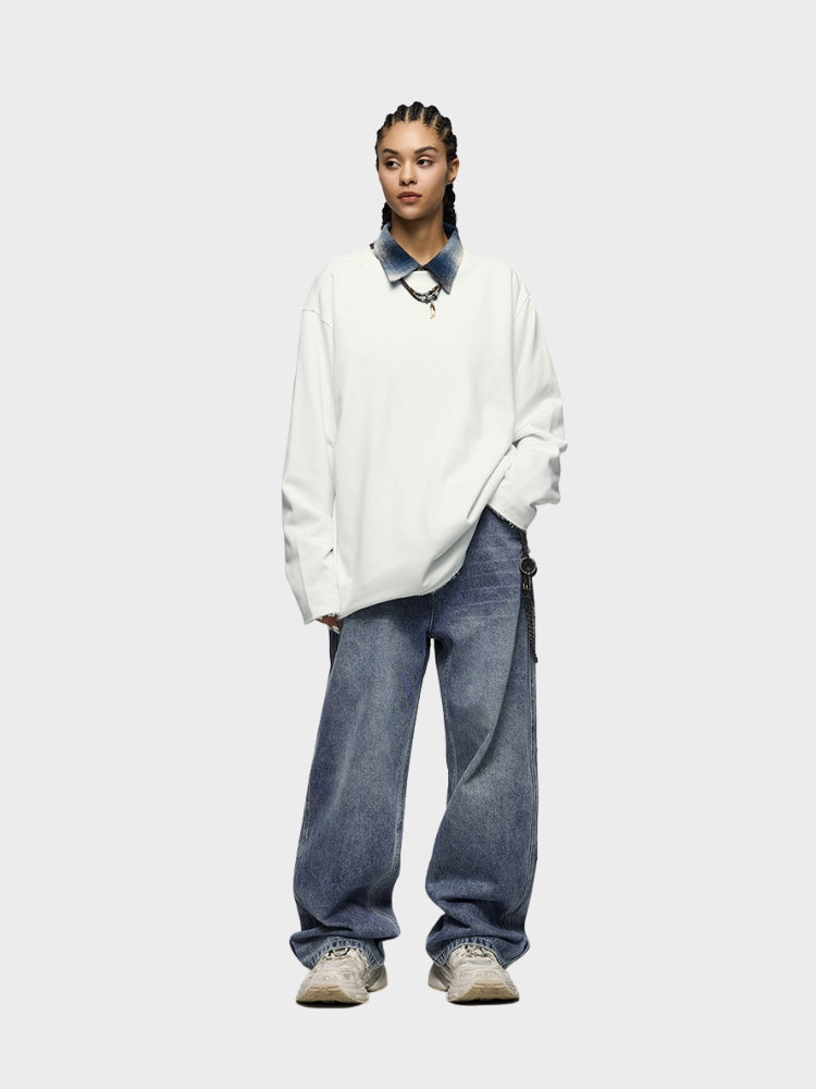 MyGarments - Baggy Denim Jeans - Grau/Blau