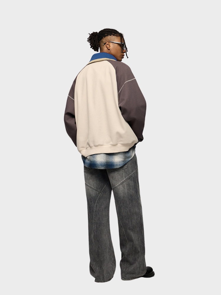 MyGarments - Baggy Denim Jeans - Schwarz/Grau