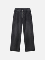 ZIPPIES - Loose Basic Jeans