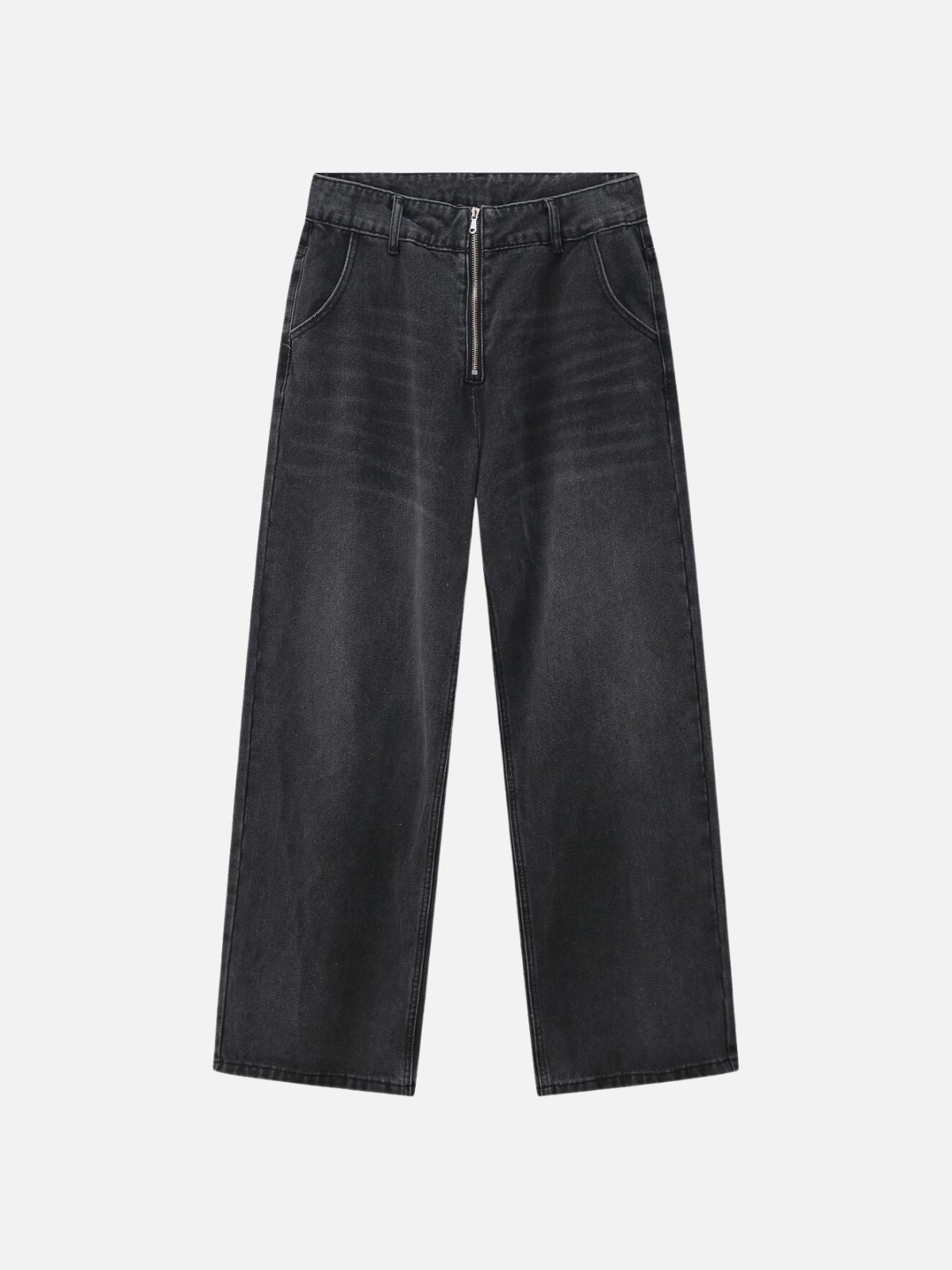 ZIPPIES - Loose Basic Jeans