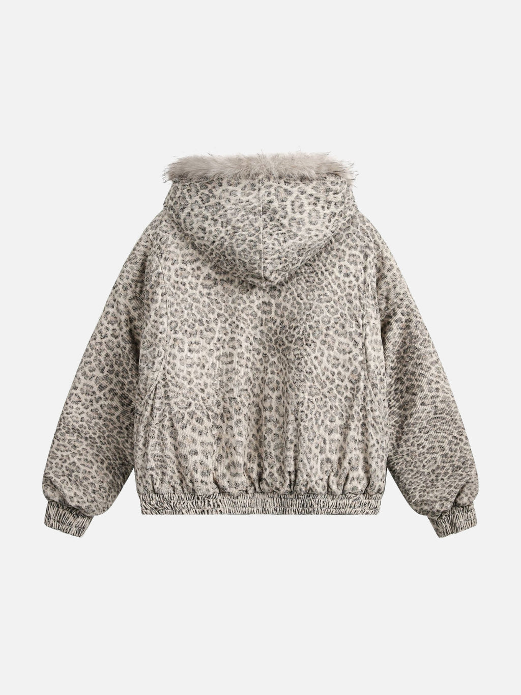 WILD VEIL - Oversized Leopard Print Jacket