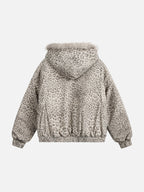 WILD VEIL - Oversized Leopard Print Jacket