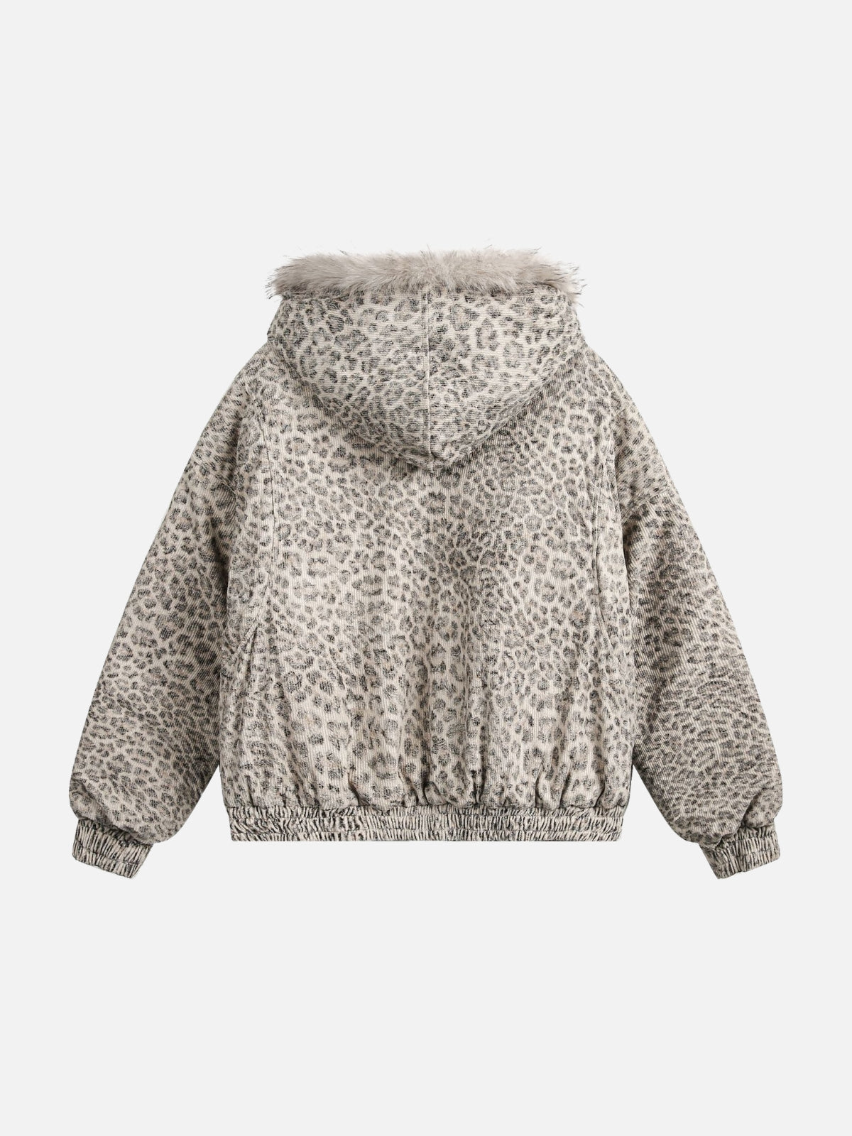 WILD VEIL - Oversized Leopard Print Jacket