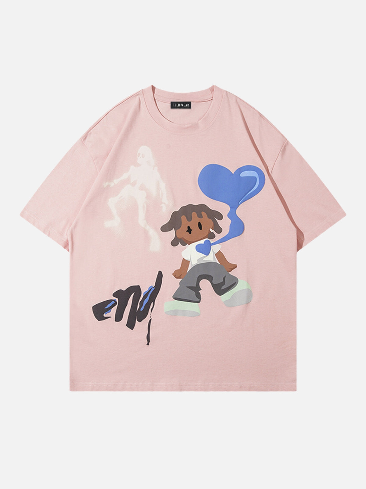 SKELLYBOY - Oversized Print T-Shirt