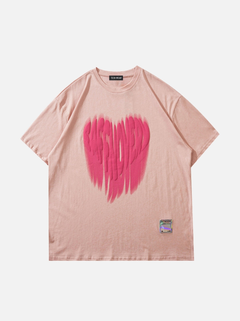SAFNOVERY - Oversized Print T-Shirt