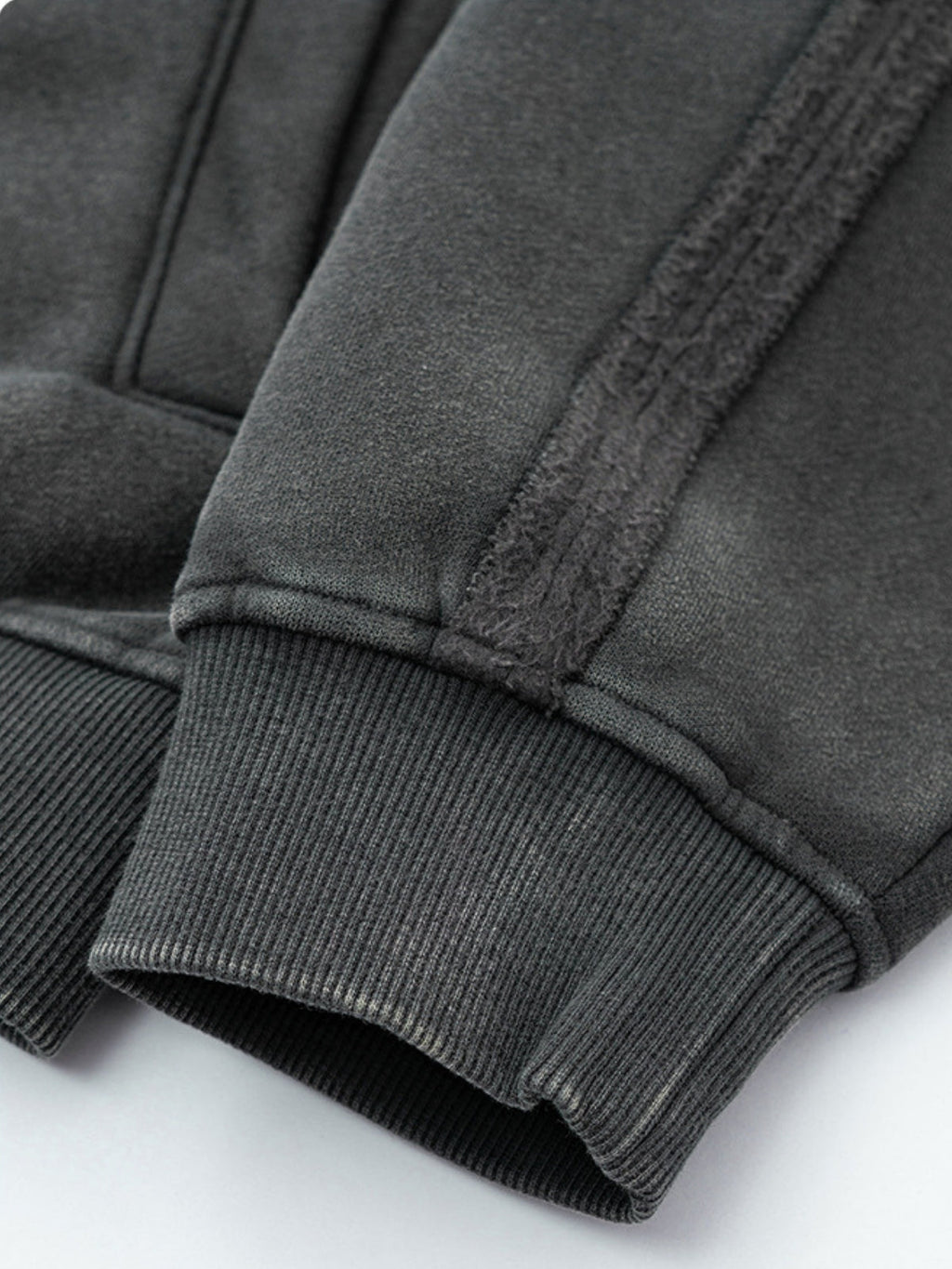 SRIPERS - Premium Oversized Basic Embroidered Zip Up Hoodie