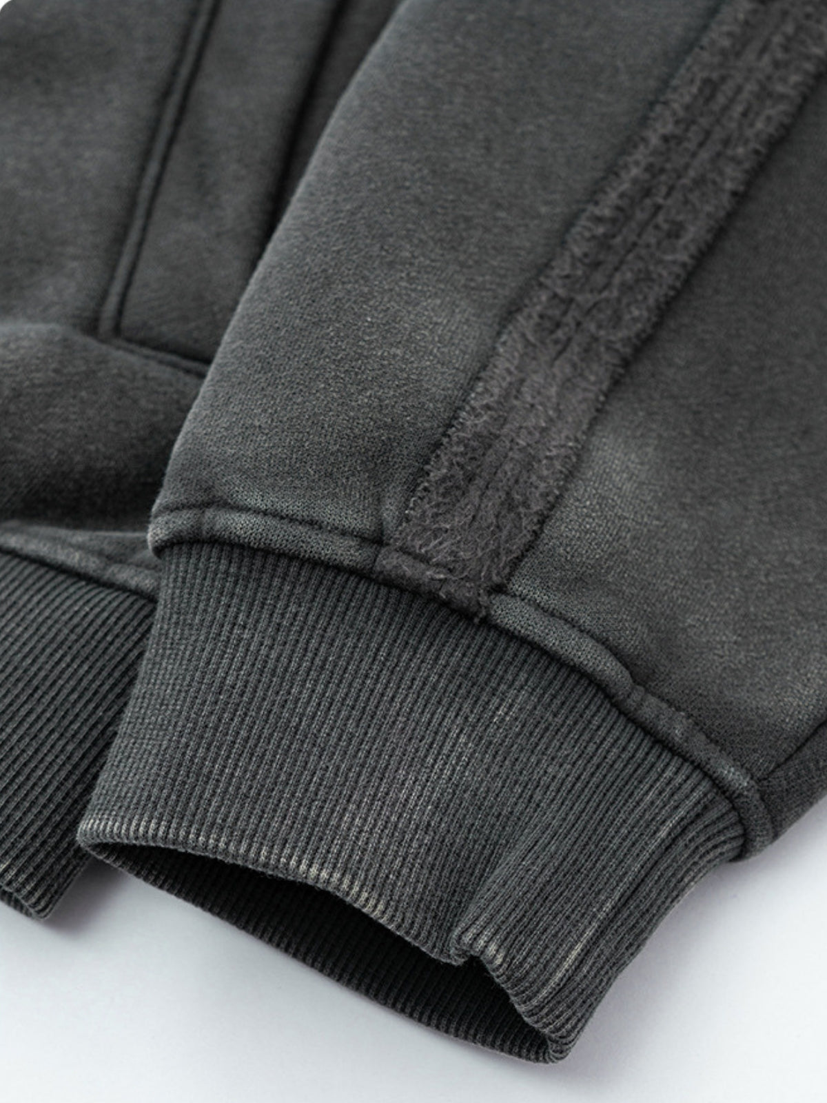 SRIPERS - Premium Oversized Basic Embroidered Zip Up Hoodie