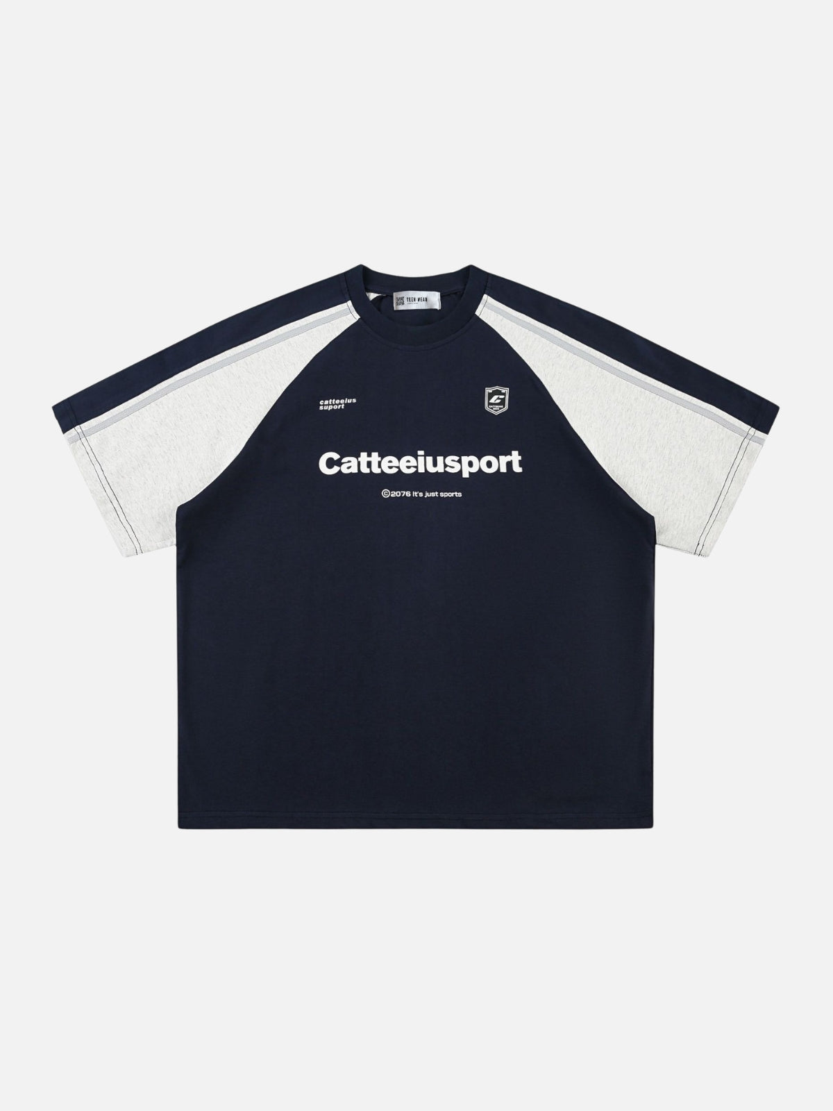 CATTEEIU - Oversized Graphic T-Shirt