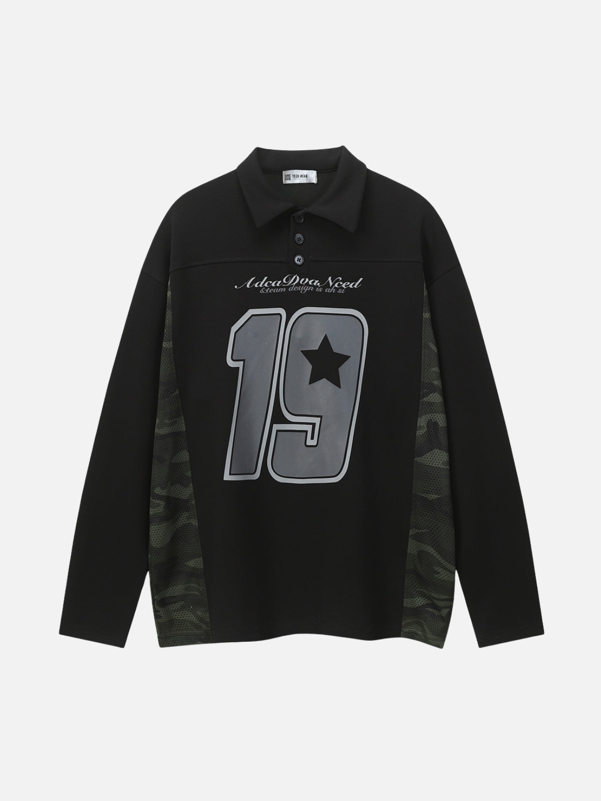 ADEADVA - Oversized Print Long Sleeved T-Shirt