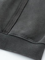 SRIPERS - Premium Oversized Basic Embroidered Zip Up Hoodie