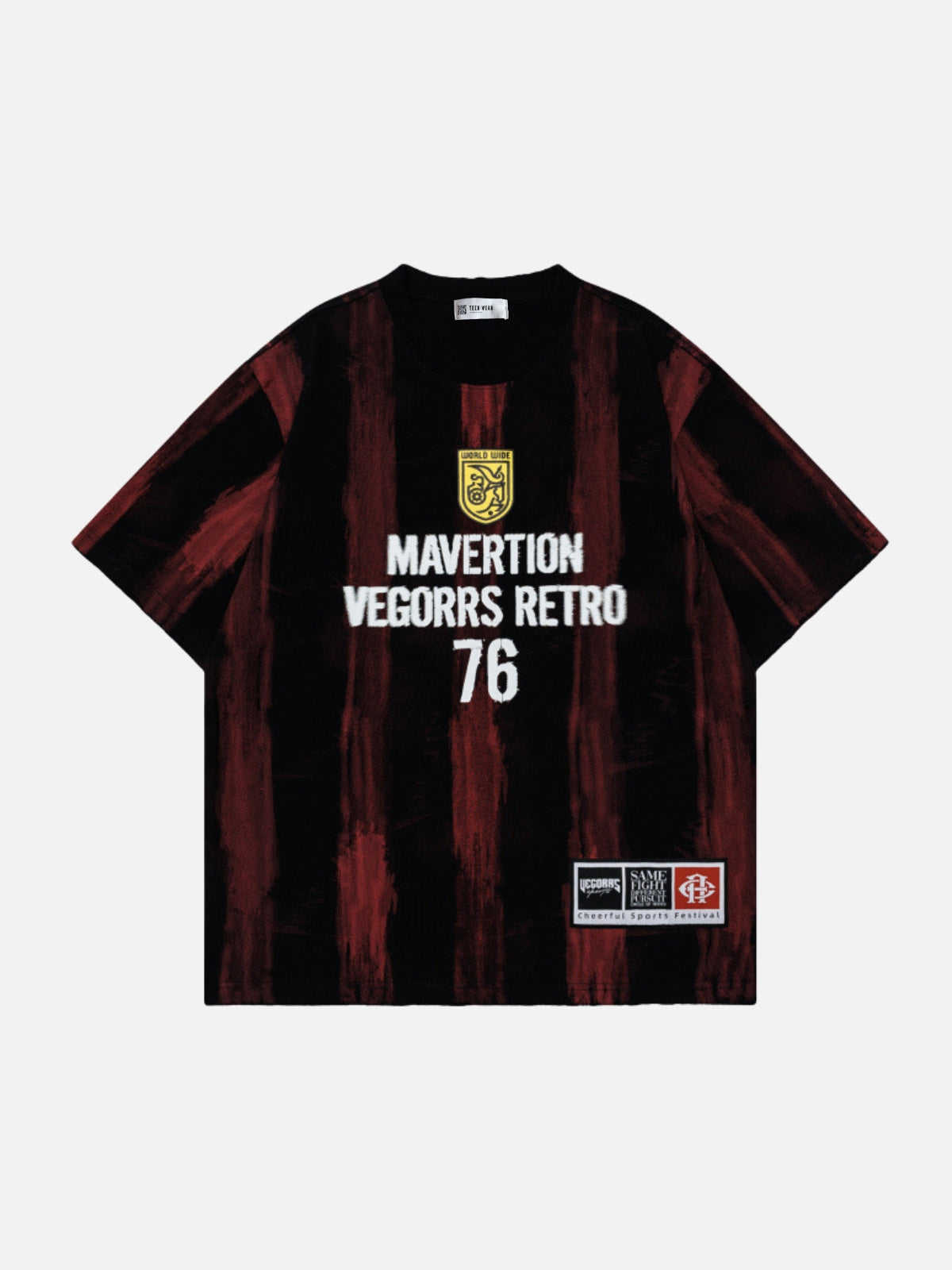 MAVERTION - Oversized Graphic Jersey T-Shirt