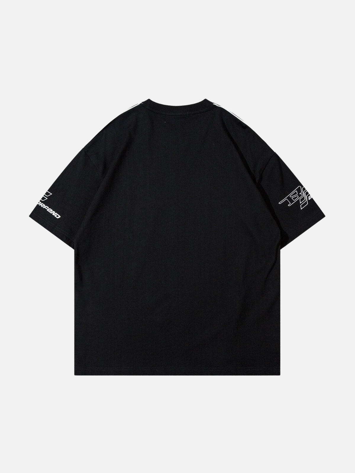 BORFEND - Oversized Print Racing T-Shirt