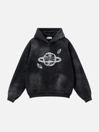PLUTOS - Oversized Print Hoodie