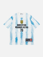 MAVERTION - Oversized Graphic Jersey T-Shirt