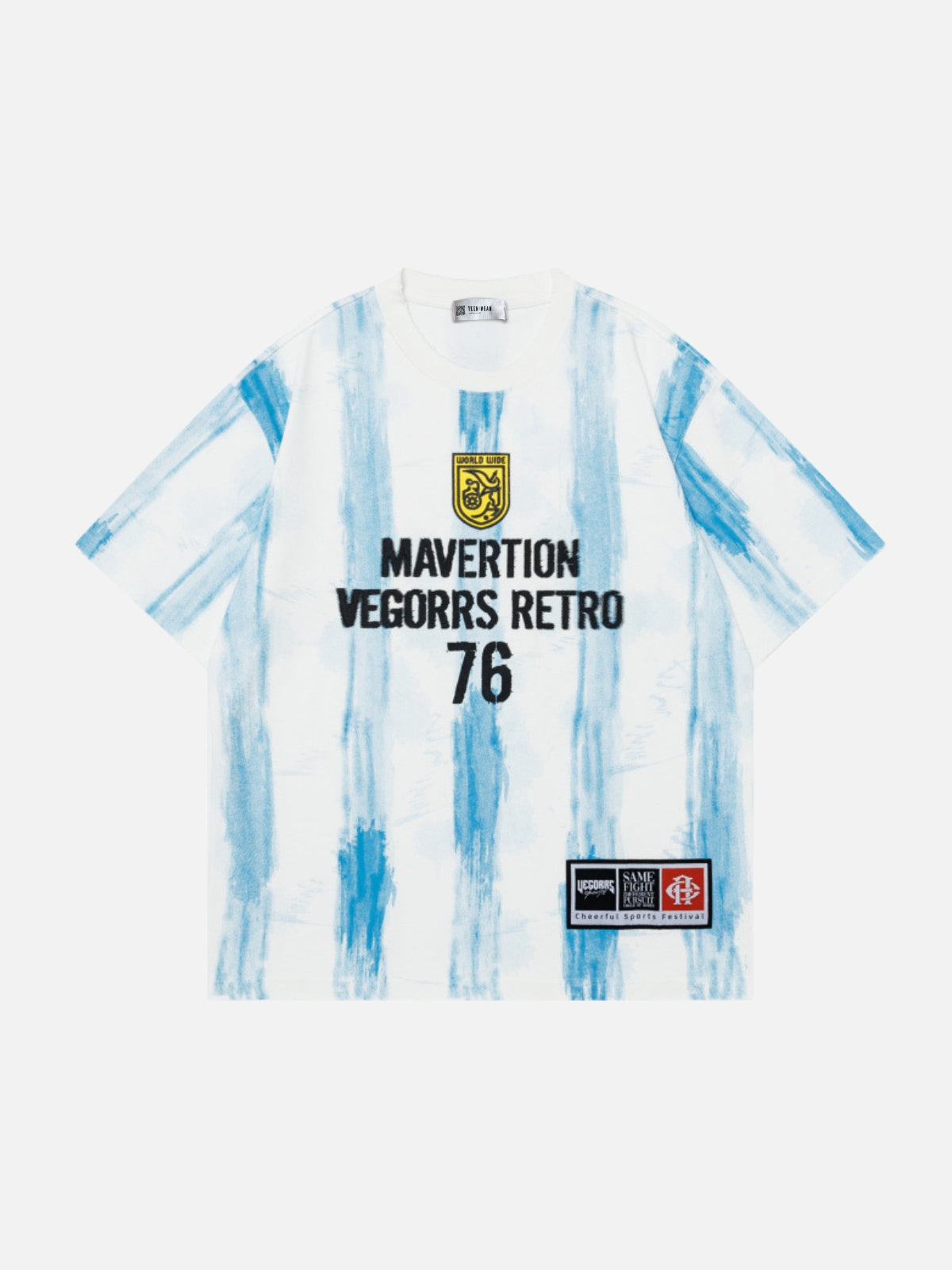 MAVERTION - Oversized Graphic Jersey T-Shirt
