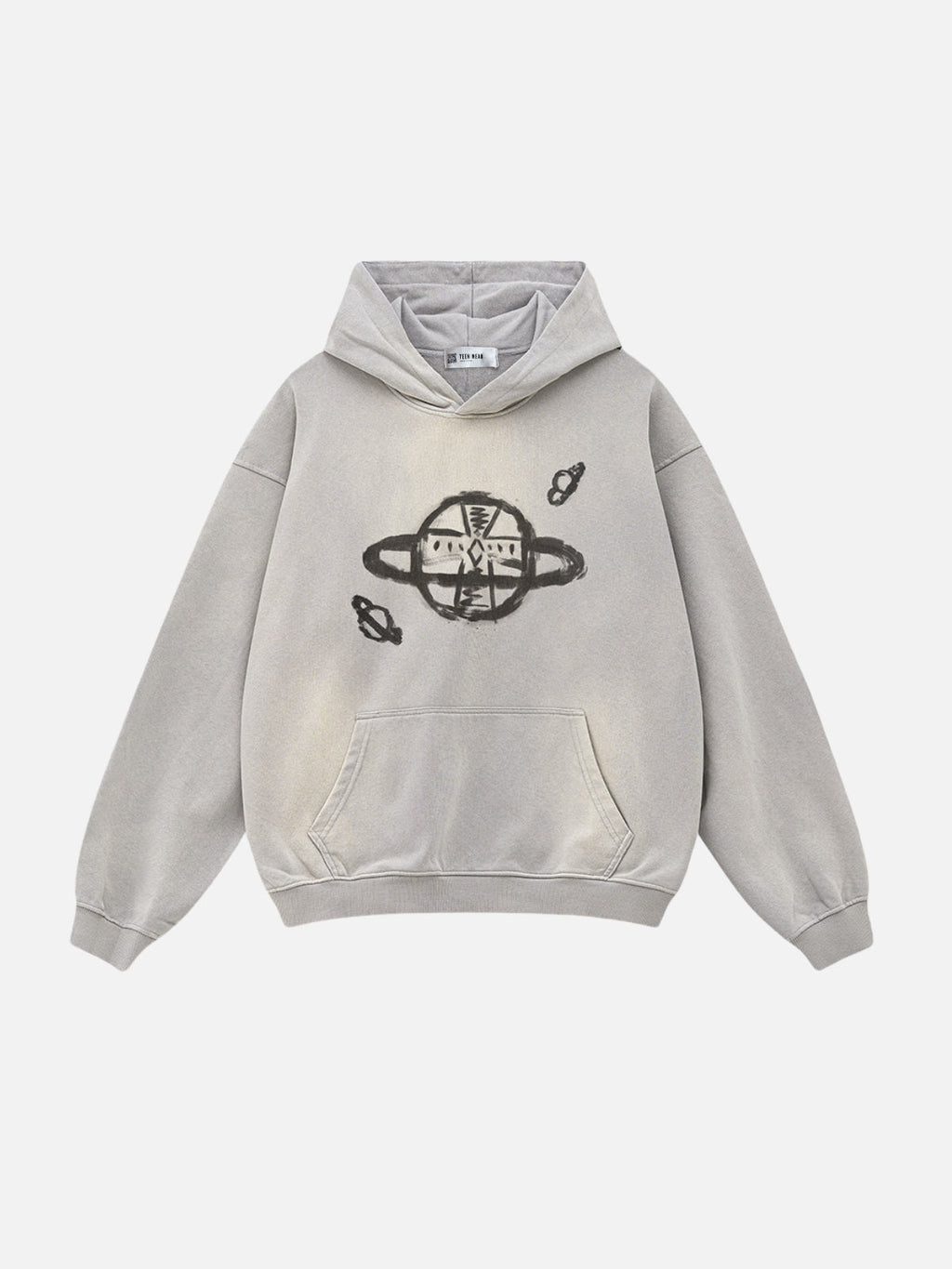 PLUTOS - Oversized Print Hoodie
